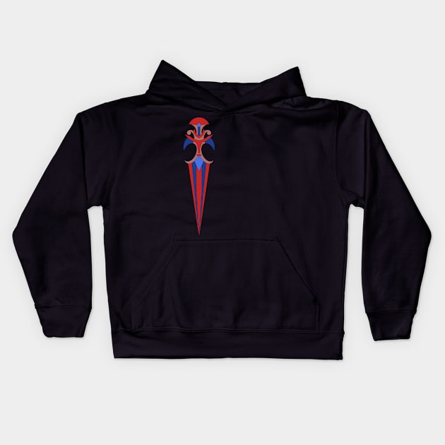 knife lover Kids Hoodie by saf skateboard